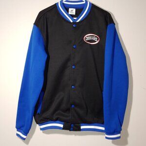 Varsity All Star National Cheer Power Champion Jacket Size XL Black Blue